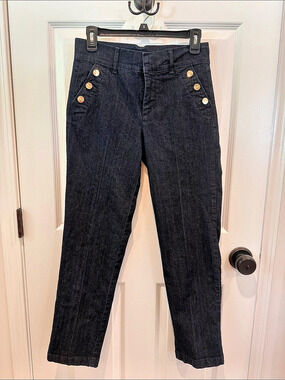 Nine West Trouser Dark Wash Straight leg Jeans Size 4